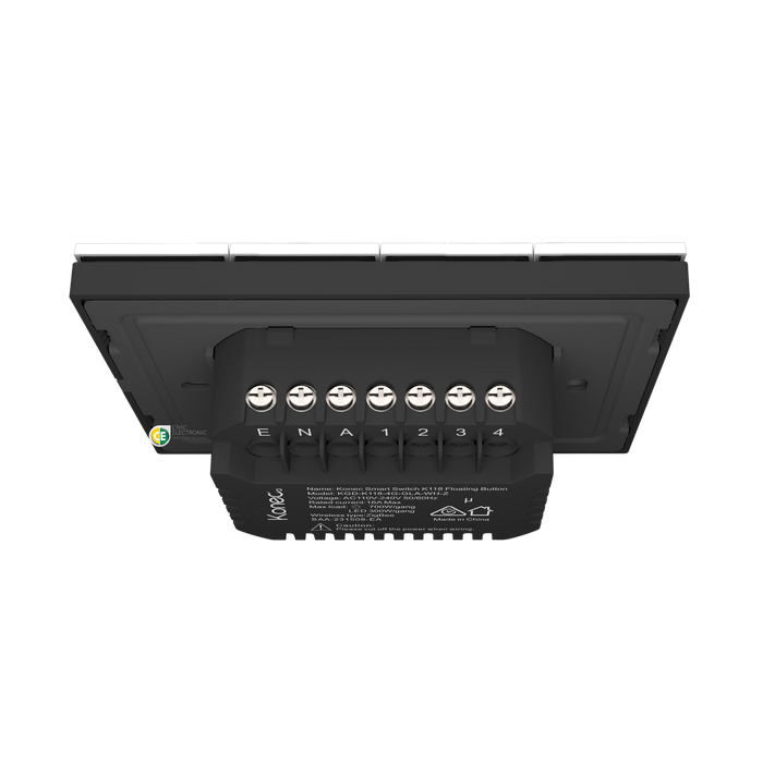 Konec Smart Switch K118 Floating Button 4G Glass White