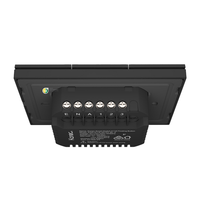 Konec Smart Switch K118 Floating Button 3G Plastic Black