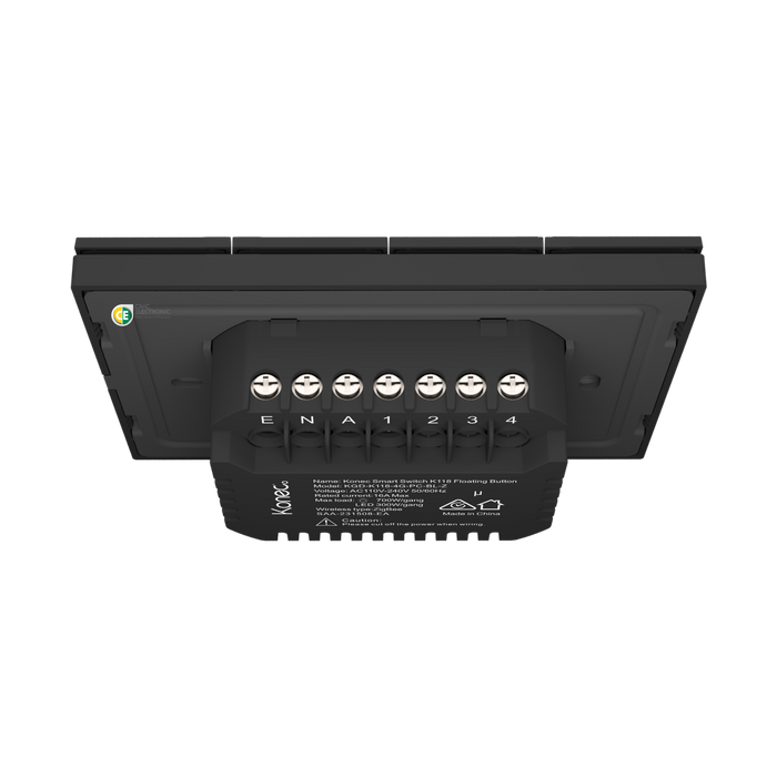 Konec Smart Switch K118 Floating Button 4G Plastic Black