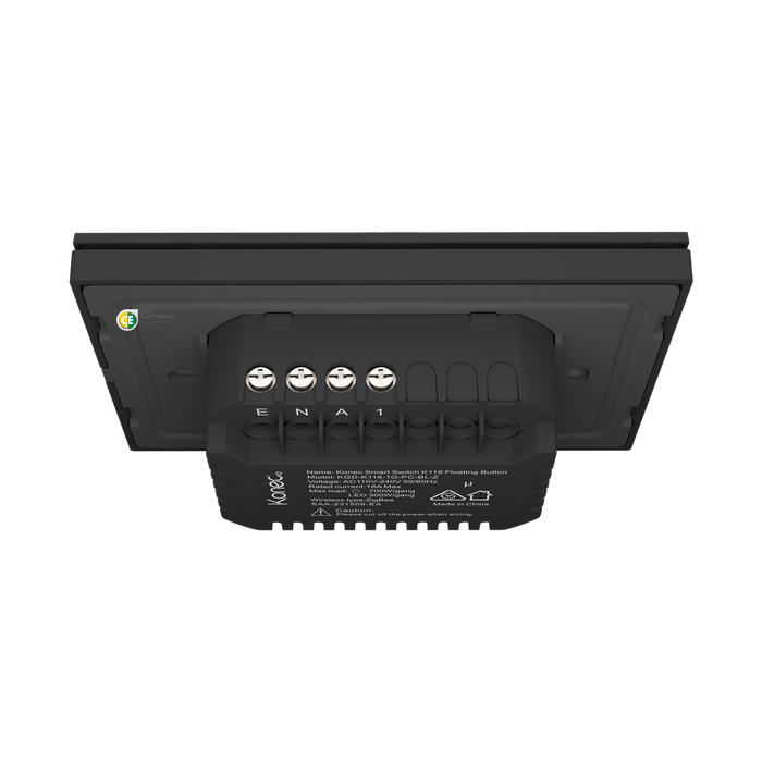 Konec Smart Switch K118 Floating Button 1G Plastic Black