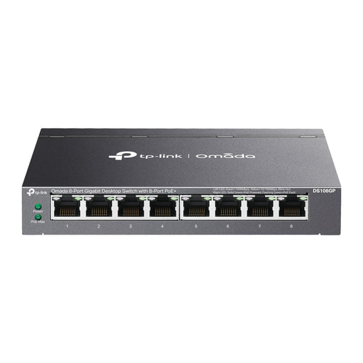TP-Link Omada DS108GP 8-Port Gigabit Desktop Switch with 8-Port PoE - Civic Electronic