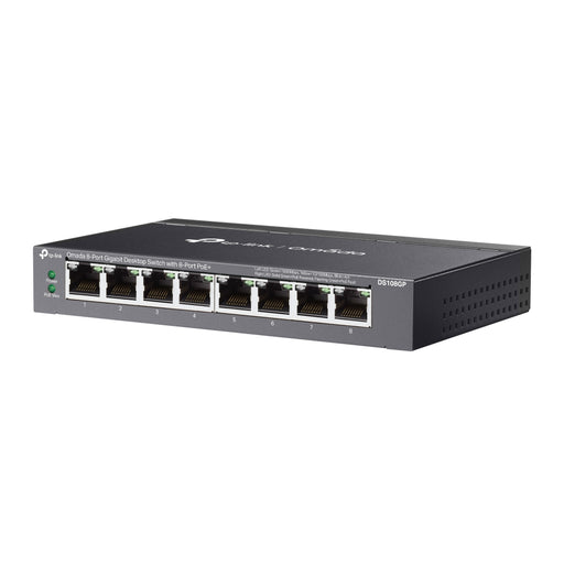 TP-Link Omada DS108GP 8-Port Gigabit Desktop Switch with 8-Port PoE - Civic Electronic