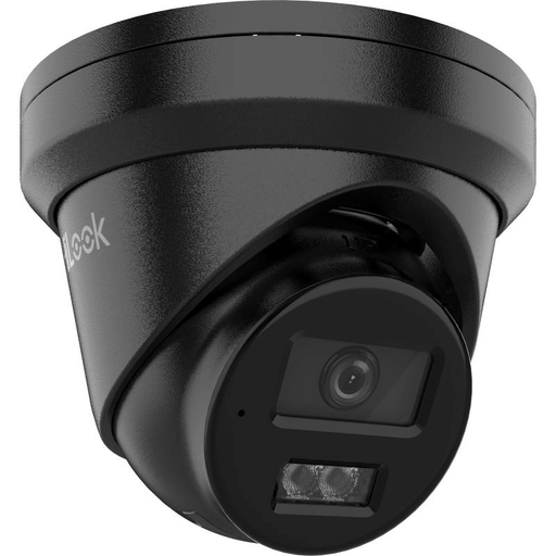 Hikvision HiLook 6MP IPC-T262H  IntelliSense Turret IP Camera with Built in Mic Black - Civic Electronic