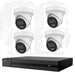 Hikvision HiLook 6MP  IntelliSense 4CH CCTV Kit: 4 x IP Turret Cameras + 4CH NVR+2TB HDD - Civic Electronic