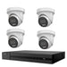 Hikvision Hilook 6MP 1 x T269, 3 x T361 4 Camera Kit - All in one Camera Active Colour Deterrence - Civic Electronic