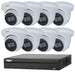 Dahua 6MP 8CH CCTV Kit: 8 x IP Eyeball WizSense Cameras + 8CH 16MP Ultra 4K AI NVR - Civic Electronic