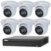 Dahua 6MP 8CH CCTV Kit: 6 x IP Eyeball WizSense Cameras + 8CH 16MP Ultra 4K AI NVR - Civic Electronic