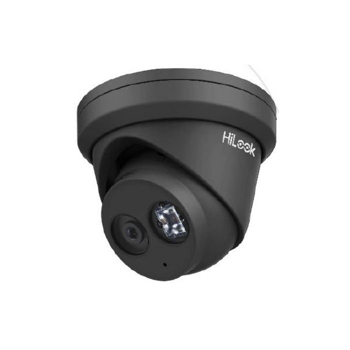 Hikvision HiLook 6MP IPC-T261H Acusense Turret IP Camera with Built in Mic Black