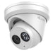 Hikvision HiLook 6MP IPC-T261H Acusense Turret IP Camera with Built in Mic white - Civic Electronic