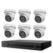 HiLook 4K 8MP All-in-One Active Colour Deterrence 8CH CCTV Kit: 6 x IP Active Colour Camera+ 8CH NVR - Civic Electronic