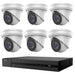 Hikvision HiLook 8MP 4K 8CH CCTV Kit: 6 x IP Turret Cameras + 8CH NVR - Civic Electronic