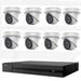 Hikvision HiLook 8MP 4K 16CH CCTV Kit: 8 x IP Turret Cameras + 16CH NVR - Civic Electronic