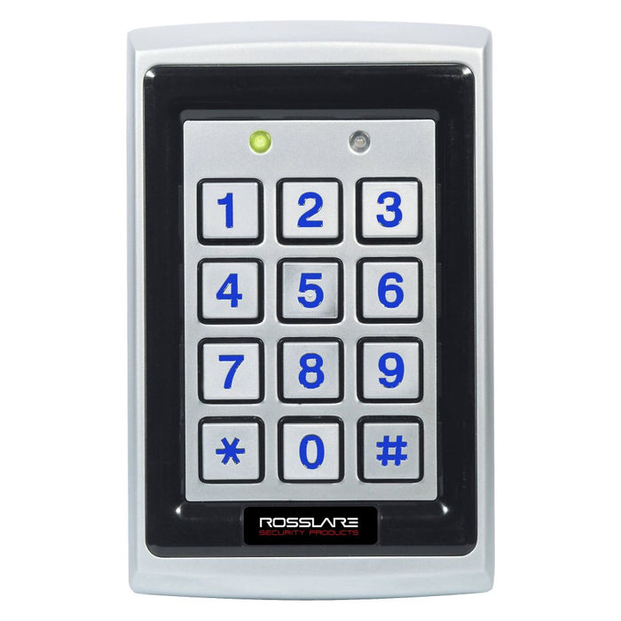 Rosslare 3x4 PIN Keypad, EM Prox, Wiegand, Backlit, Vandal, IP65