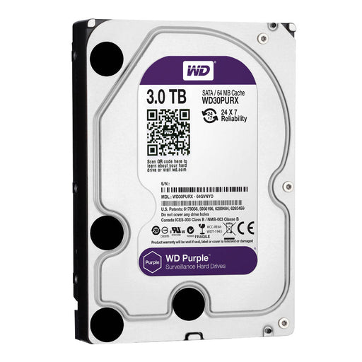 Western Digital WD Purple Surveillance/CCTV Hard Drive for DVR/NVR 2TB - Civic Electronic